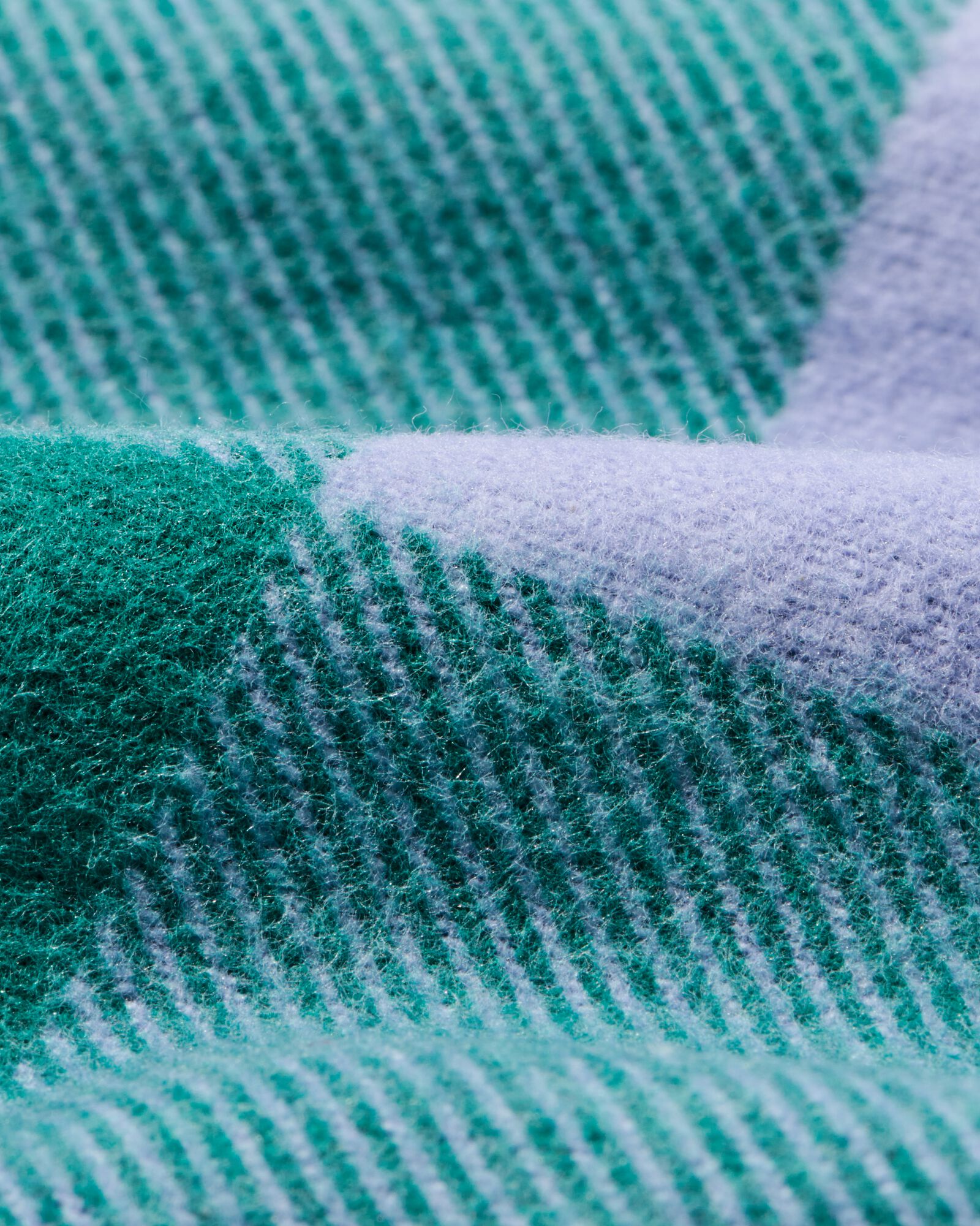 housse de couette flanelle 240 x 200/220 carreaux vert  - 5770099 - HEMA