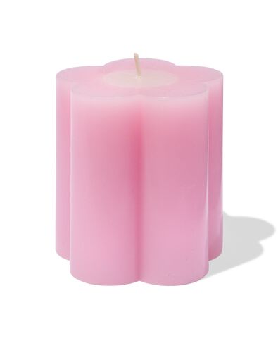 kaars ⌀7x8cm bloemvorm - 61104533 - HEMA