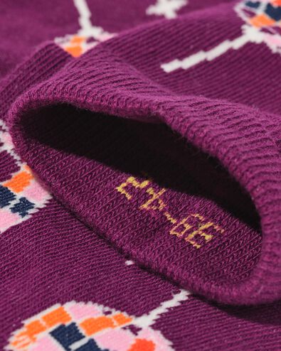 Socken f&uuml;r Erwachsene &bdquo;Let&rsquo;s Dance&ldquo; violett violett - 4100370PURPLE - HEMA