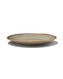 assiette plate - 26 cm - Porto - émail réactif - taupe - 9602049 - HEMA