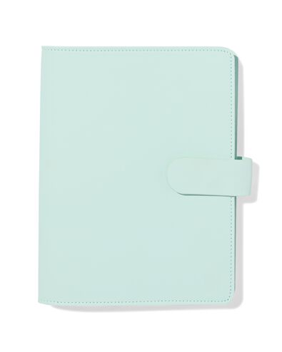 navulbaar notitieboek A5 gevuld met lijntjes groen - 14170093 - HEMA