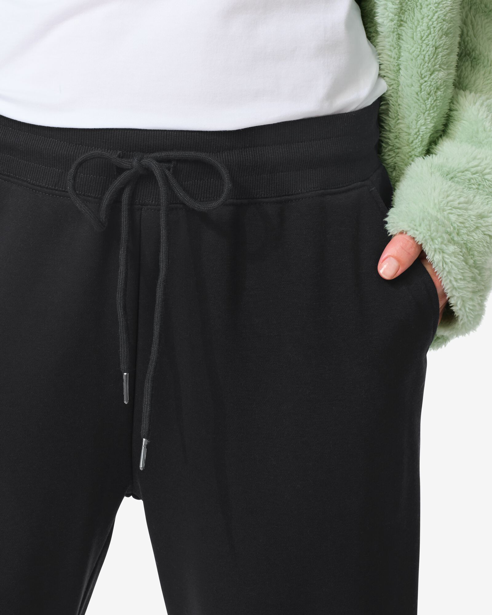 dames sweatbroek zwart zwart - 23401390BLACK - HEMA