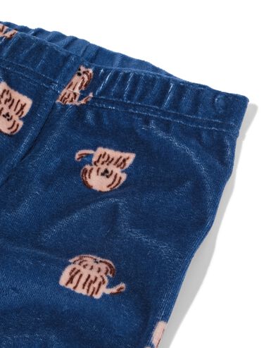 babypyjama velvet hond blauw - 33309950BLUE - HEMA