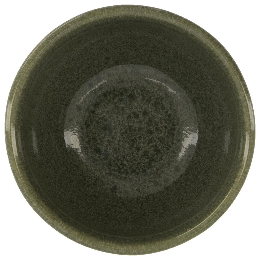 Becher Porto, reaktive Glasur, olivgrün, 240 ml - 9602382 - HEMA