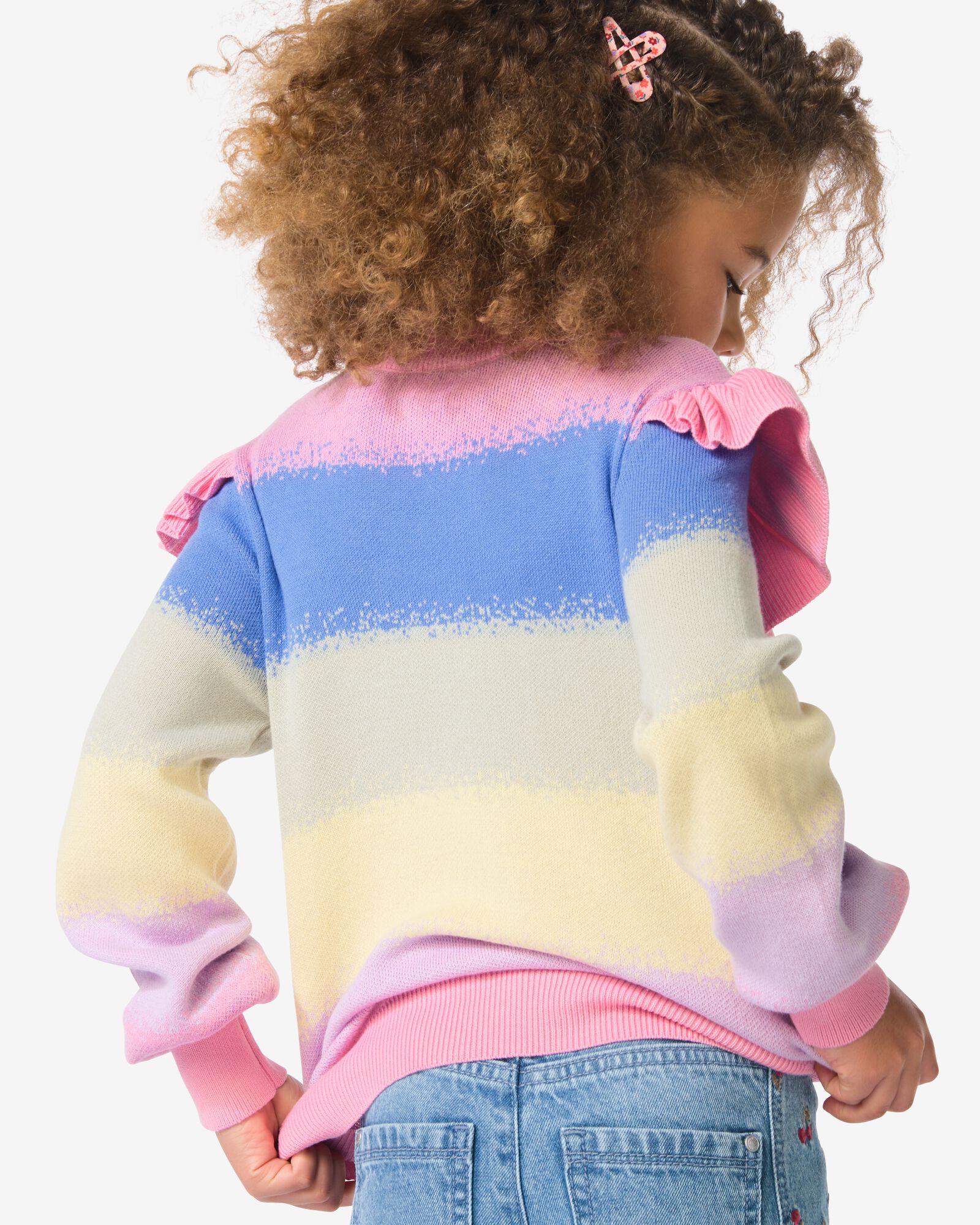 pull enfant en maille fine  rose rose - 30837900PINK - HEMA