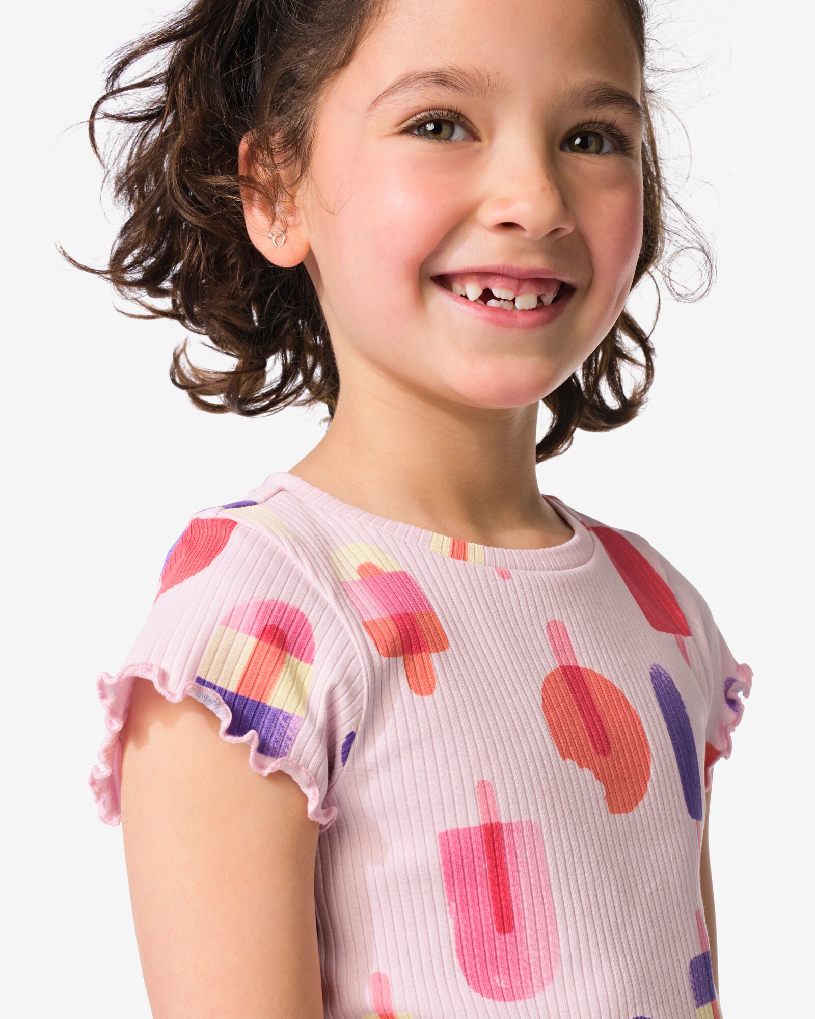 t-shirt enfant jersey  lilas lilas - 30866428LILAC - HEMA