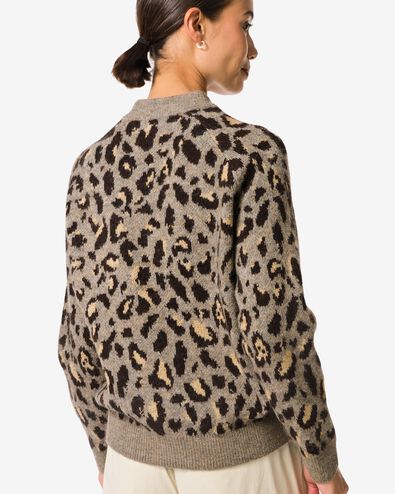 pull femme gelly l&eacute;opard multi - 36204970MULTI - HEMA