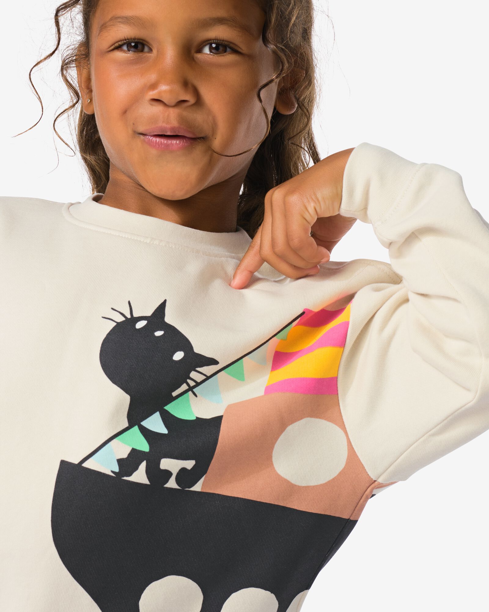 pull enfant Takkie et Siepie  &eacute;cru - 30823900ECRU - HEMA