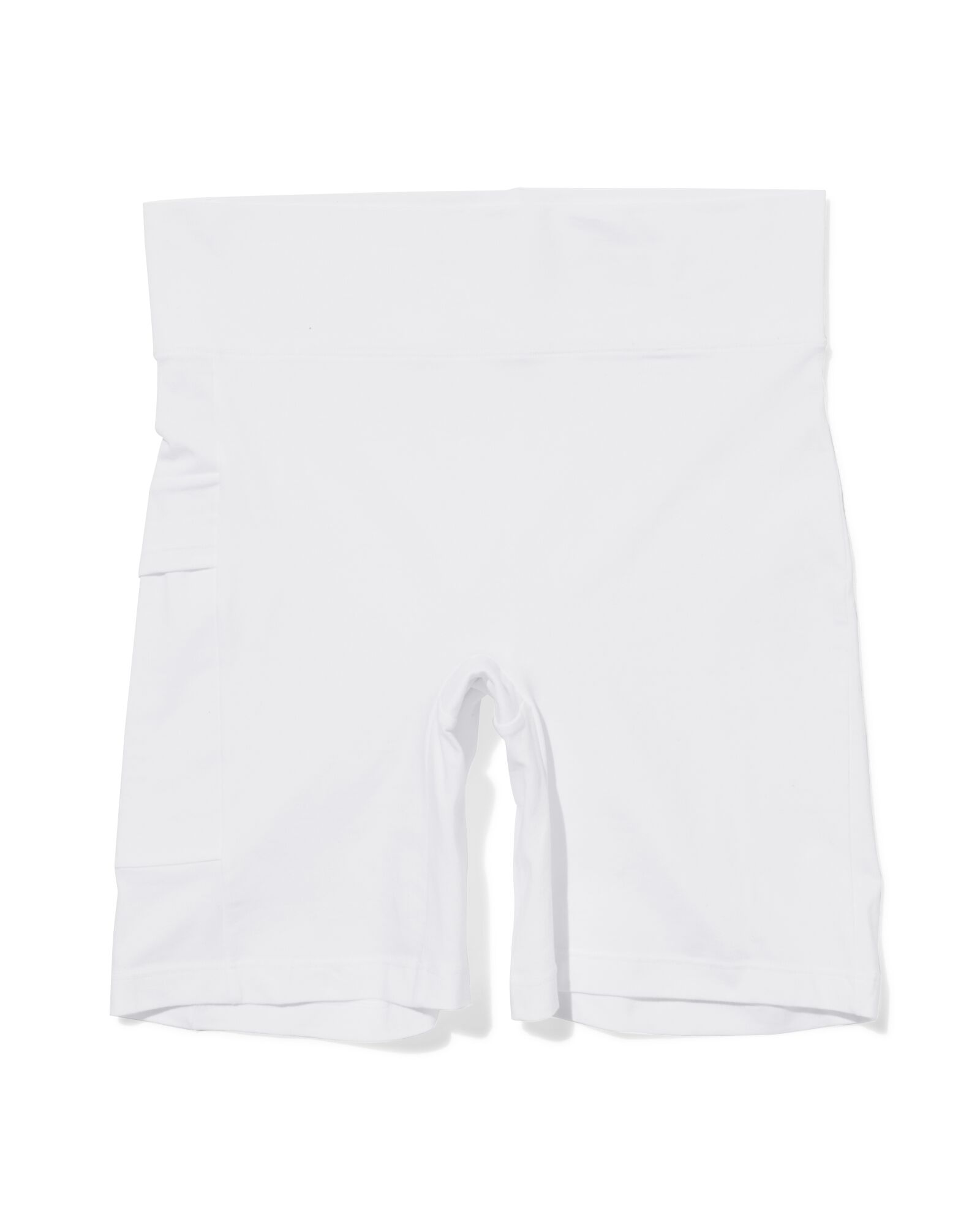 dames fietsshort real lasting cotton wit wit - 1000019864 - HEMA
