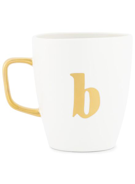 mug avec lettre b blanc B - 60030051 - HEMA