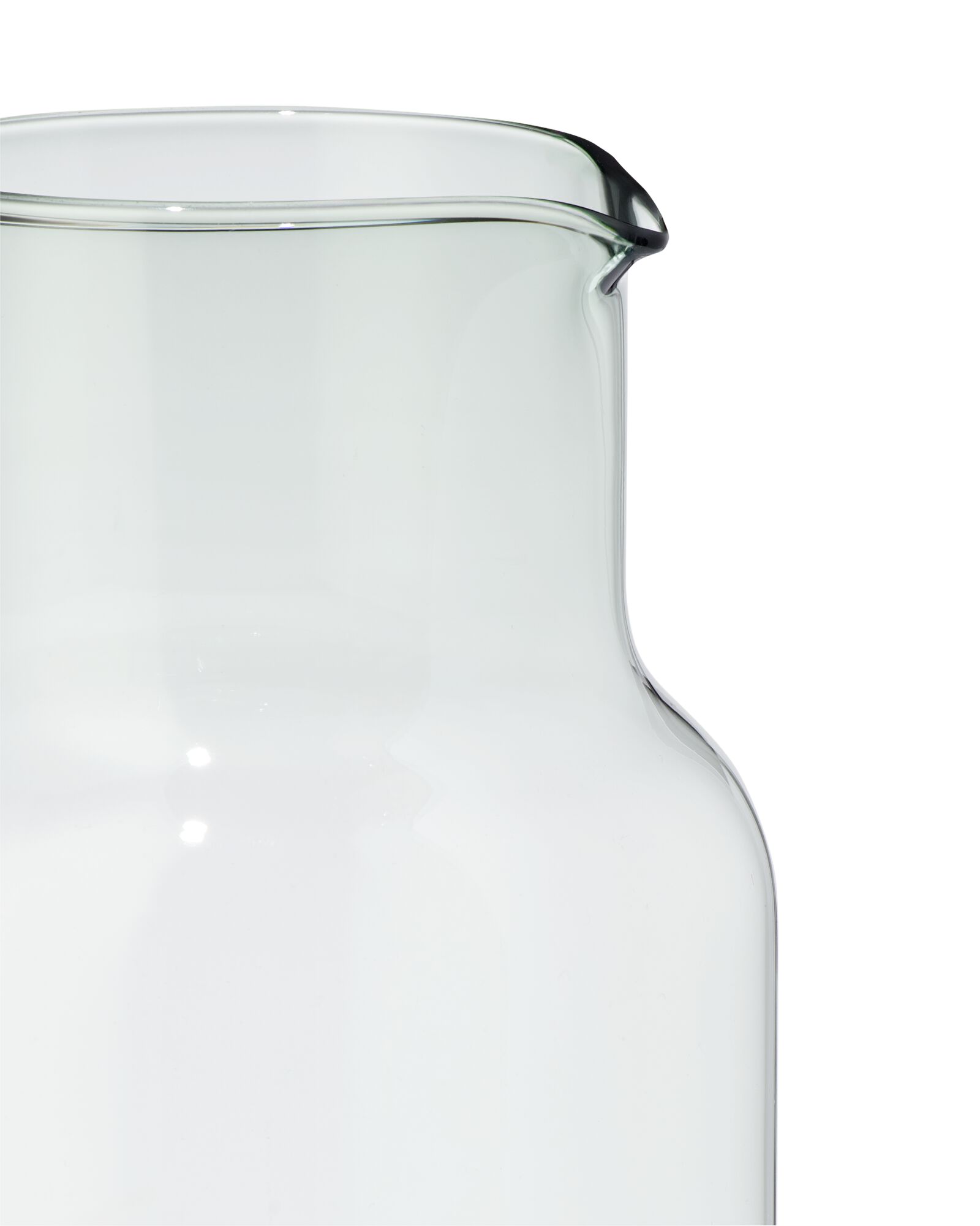 carafe 1,5L verre vert - 9401160 - HEMA