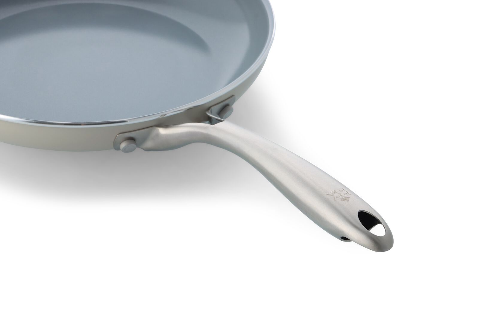 BK pan &Oslash;24cm keramisch PFAS-vrij beige - 80190224 - HEMA