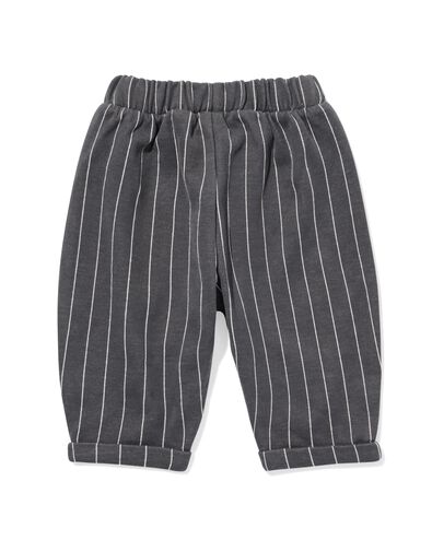 pantalon rayures b&eacute;b&eacute; gris fonc&eacute; gris fonc&eacute; - 33169770DARKGREY - HEMA