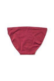slip femme sans coutures micro rouge foncé rouge foncé - 1000029403 - HEMA