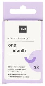 2 lentilles de contact mensuelles souples -4.00 - 11973232 - HEMA