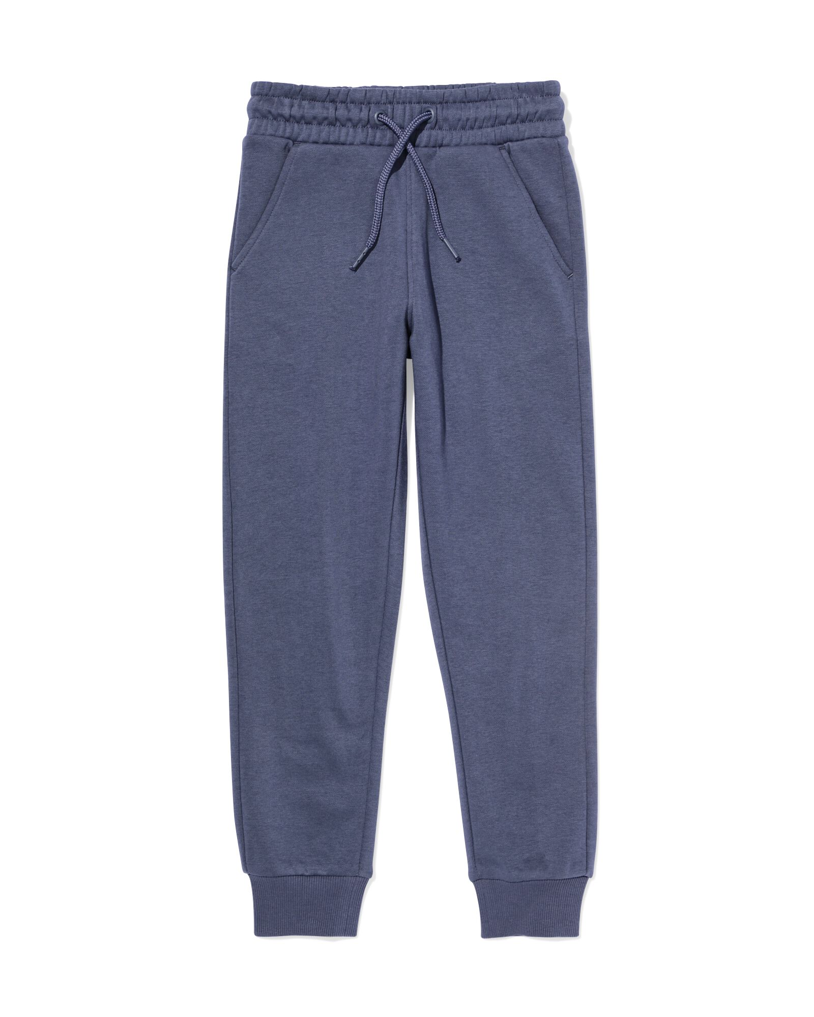 kinderbroek sweatstof blauw blauw - 30719402BLUE - HEMA