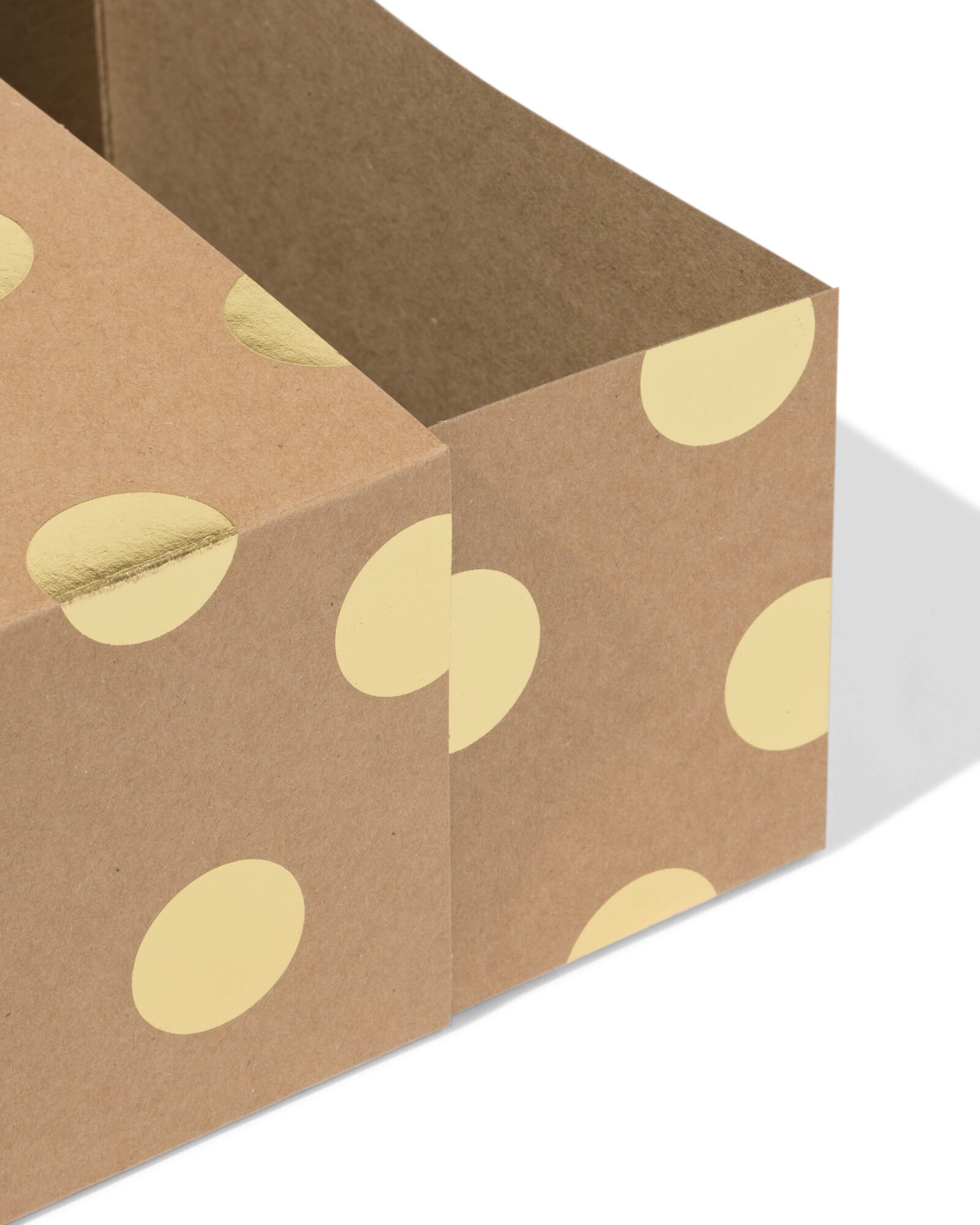 bo&icirc;te pliable 23 x 18 x 9 cm kraft - 14710306 - HEMA