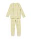 kinder pyjama strepen beige 134/140 - 23061685 - HEMA
