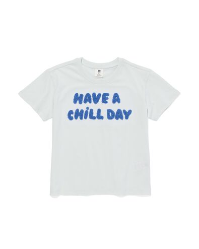 t-shirt enfant chill bleu - 30792901BLUE - HEMA