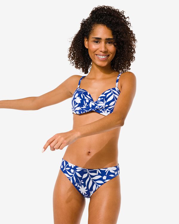 bas de bikini femme taille mi-haute bleu cobalt bleu cobalt - 1000030448 - HEMA