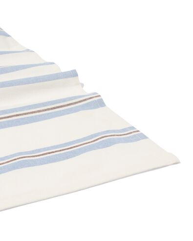 tafelkleed XL 320x145cm katoen strepen blauw - 5300096 - HEMA