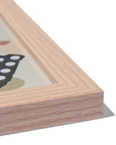 fotolijst hout 15x20 naturel 15 x 20 hout - 13621034 - HEMA