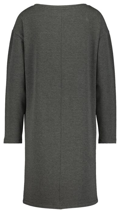robe sweat femme gris foncé - 1000021516 - HEMA