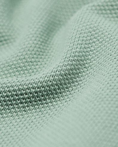 herenpolo Denton piqu&eacute; zeegroen zeegroen - 2140540SEAGREEN - HEMA