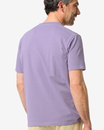 Herren-T-Shirt, Relaxed Fit violett violett - 2115402PURPLE - HEMA