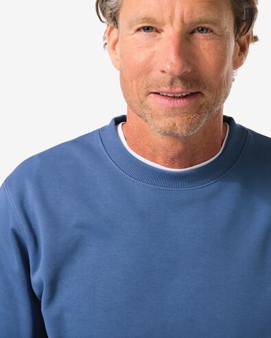 pull-over pour hommes Daryl  bleu moyen bleu moyen - 2148140MIDBLUE - HEMA
