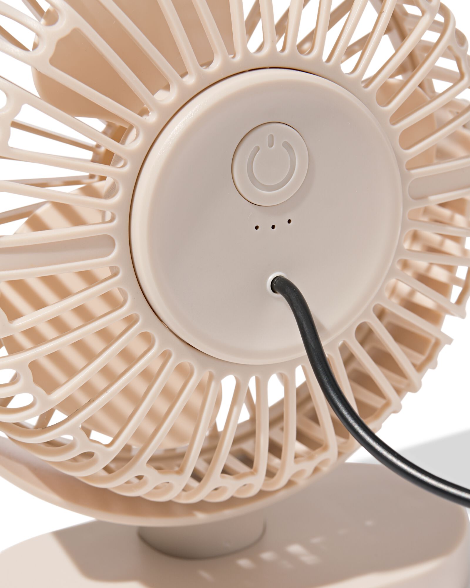 ventilateur de bureau ⌀17,5cm beige - 80200043 - HEMA