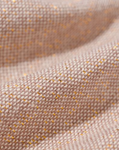 2 serviettes beiges avec paillettes coton chambray 47x47 - 5300298 - HEMA