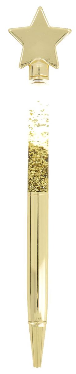 stylo à bille doré à paillettes dans une boîte cadeau - 14405116 - HEMA