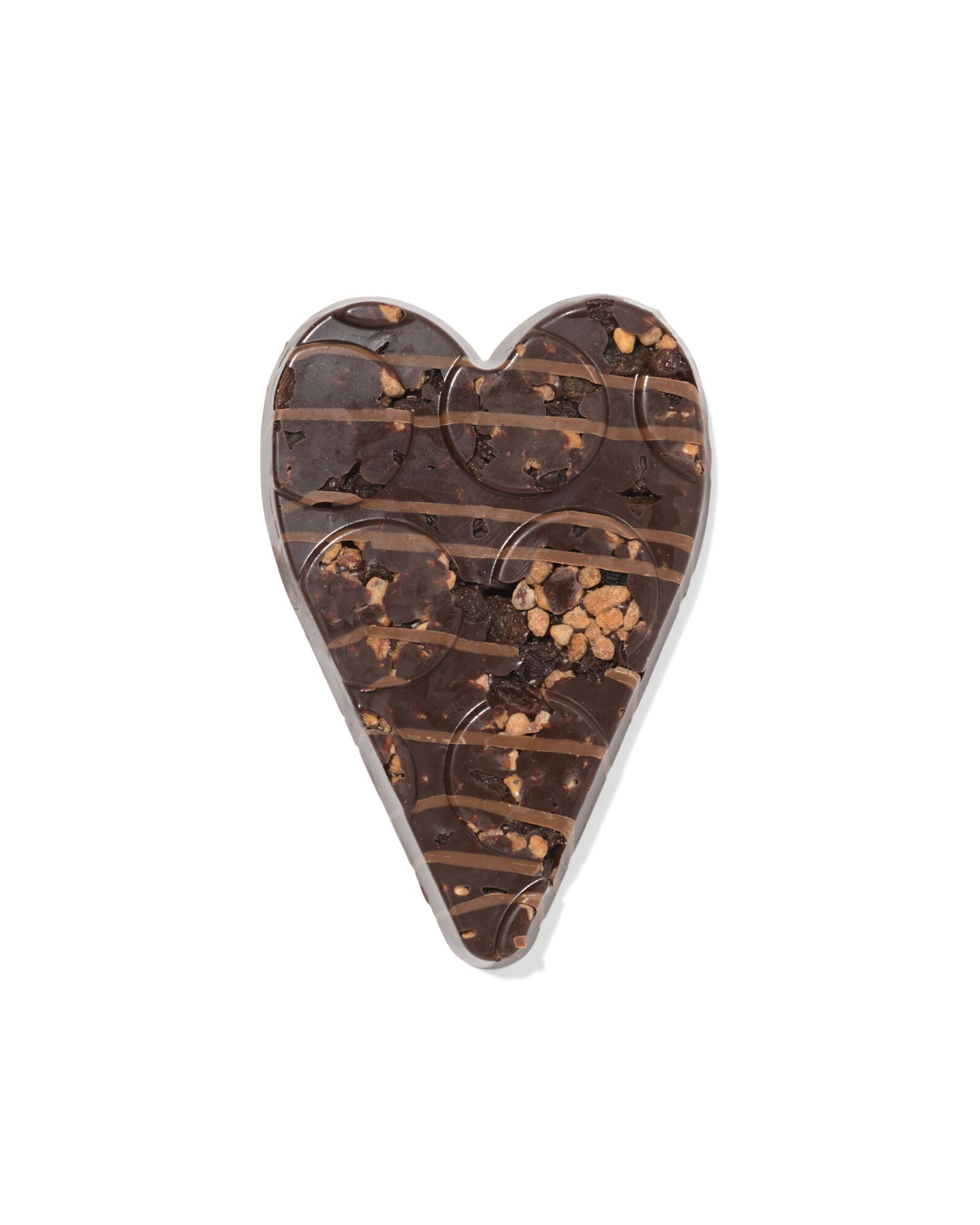 c&oelig;ur en chocolat pur noix de p&eacute;can raisin 125g - 24429630 - HEMA