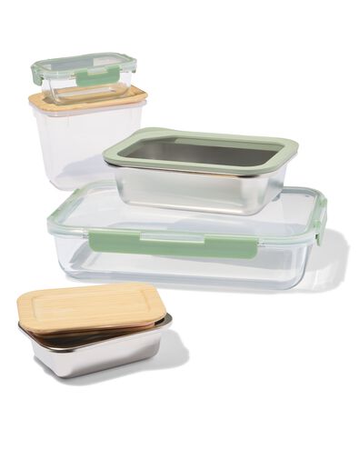 r&eacute;cipient de stockage taille S 370 ml verre sans couvercle - 80810500 - HEMA