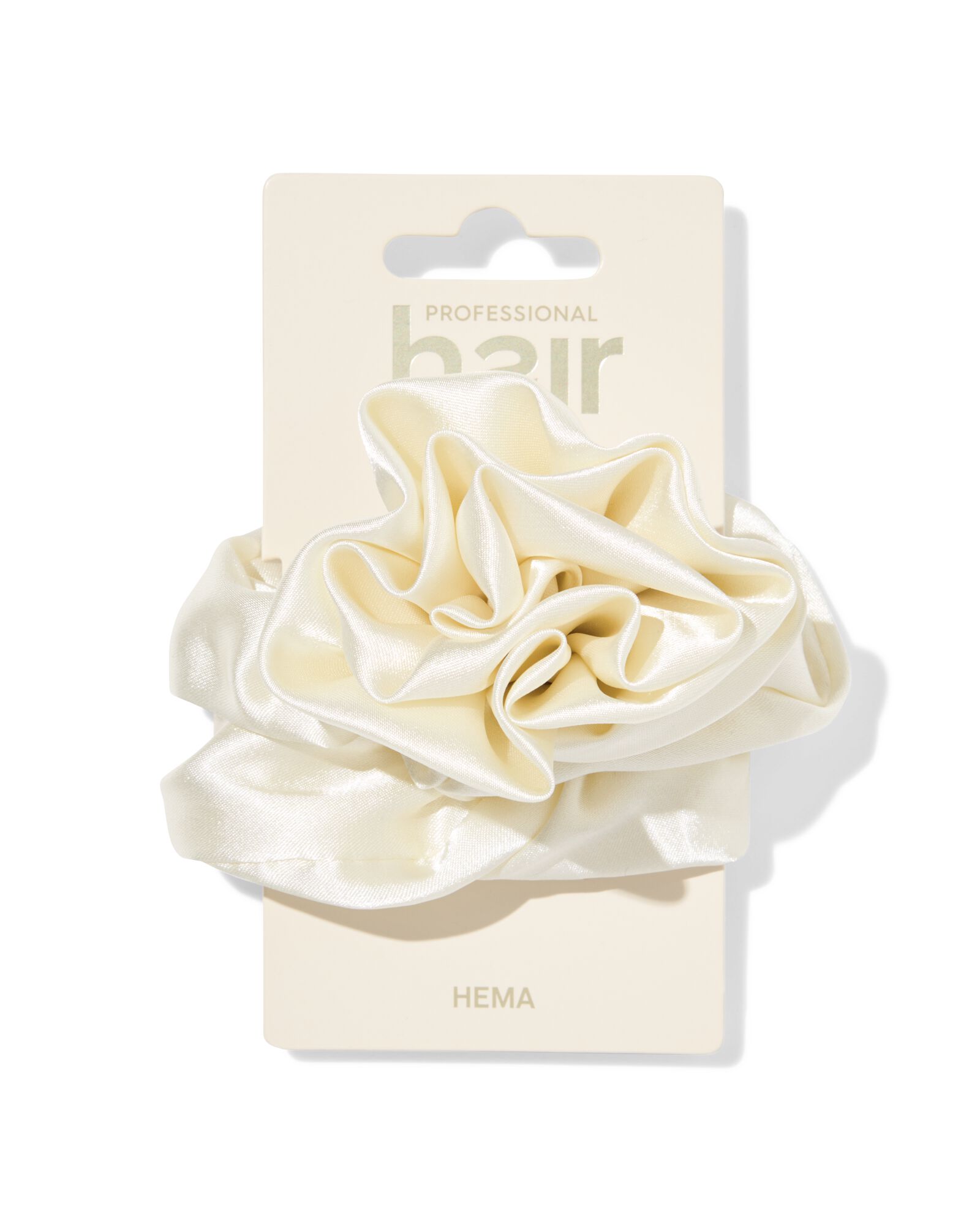 satijnen scrunchie roos - 11800232 - HEMA