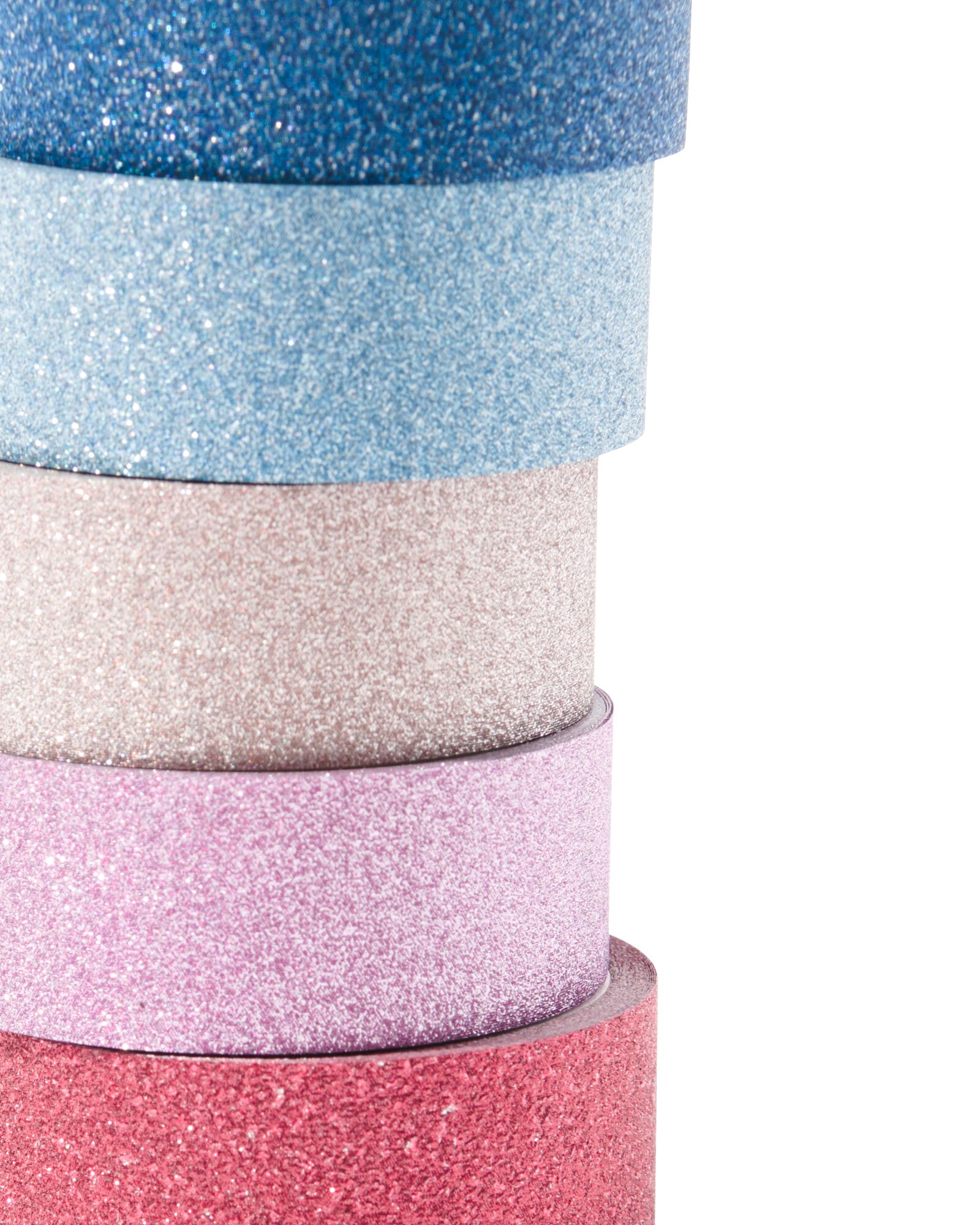 5 washi tapes &agrave; paillettes - 14190072 - HEMA