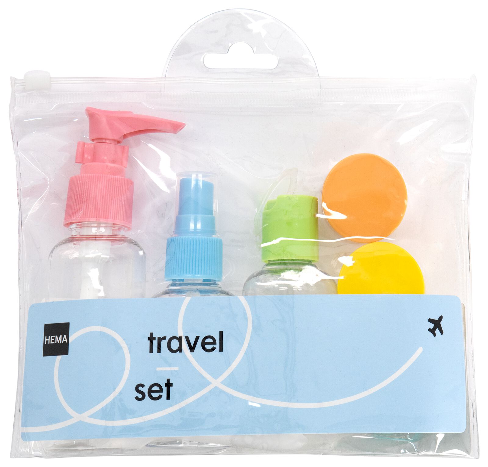kit de voyage - 6 pi&egrave;ces - 11854080 - HEMA