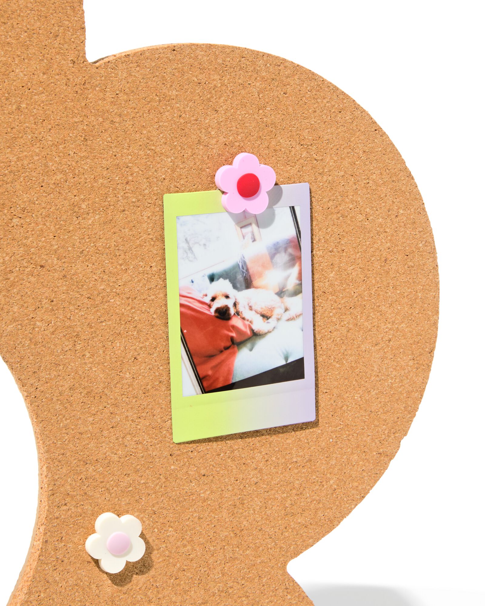 tableau d'affichage 47x47x1,1cm fleur avec punaises - 61104534 - HEMA