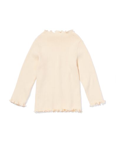 pull b&eacute;b&eacute; volants &eacute;cru &eacute;cru - 33077370ECRU - HEMA