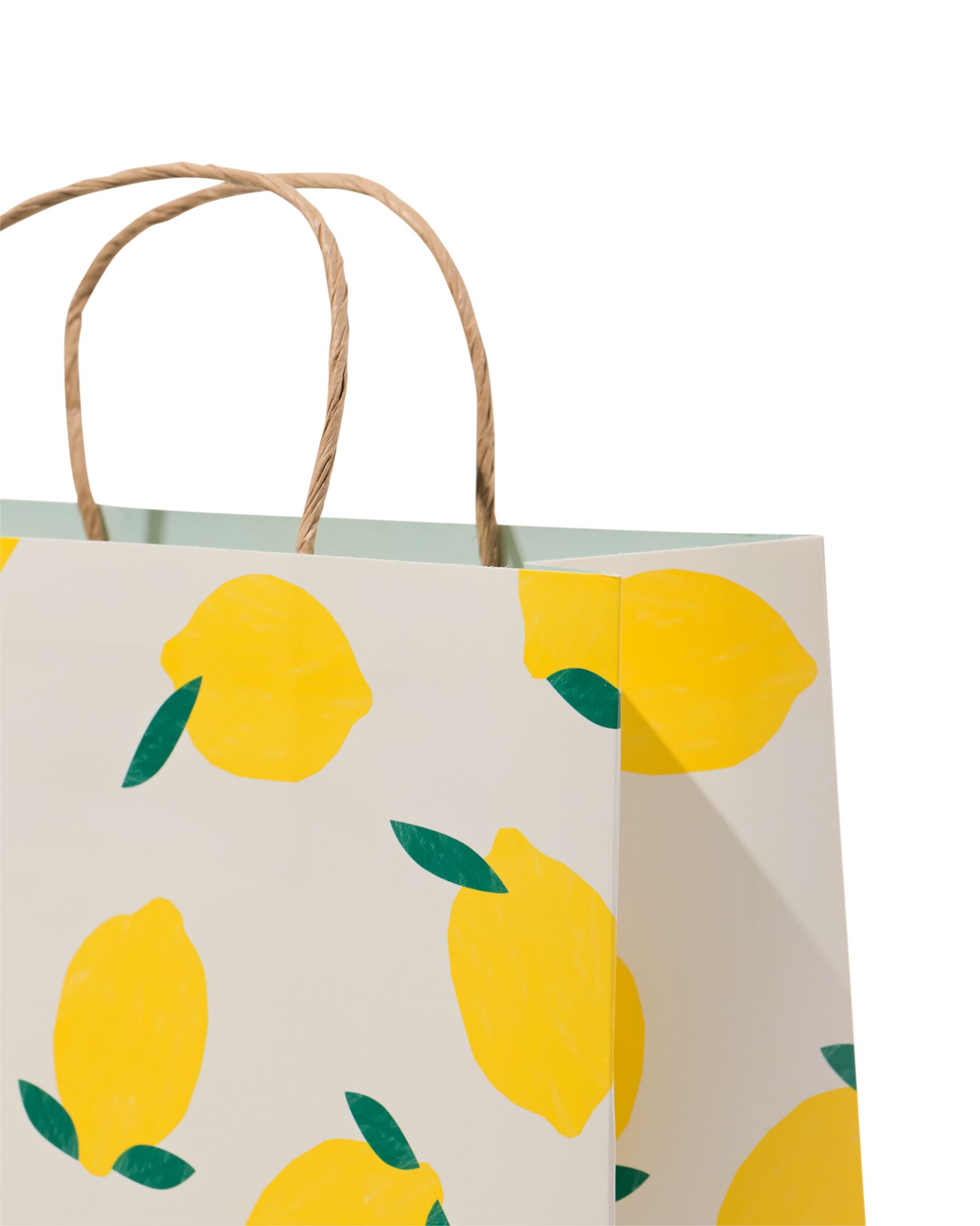 cadeautas L 31x24cm citroenen - 14700236 - HEMA