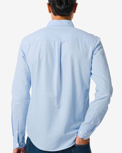 chemise homme bleu M - 2103241 - HEMA