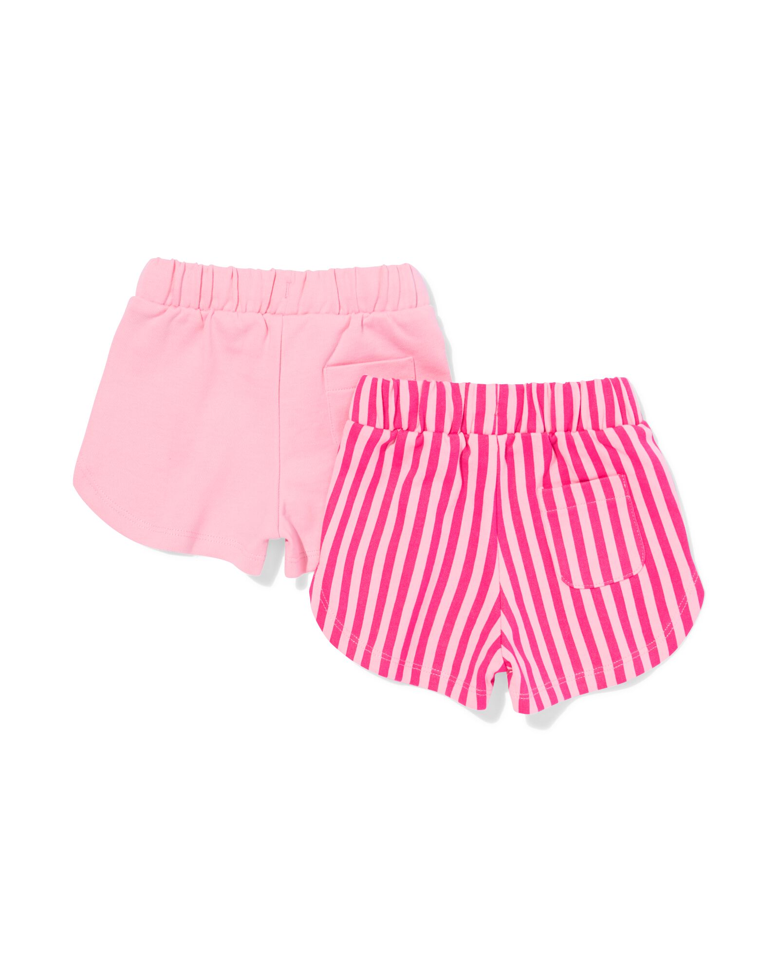 short b&eacute;b&eacute; comfort fit rayures - 2 pi&egrave;ces rose rose - 33095670PINK - HEMA