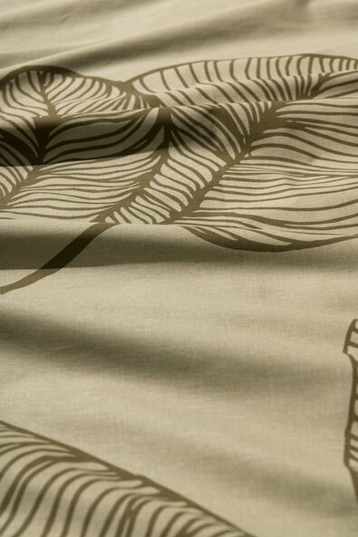 Bettwäsche, Soft Cotton, 200 x 220 cm, Blätter, grün - 5760025 - HEMA