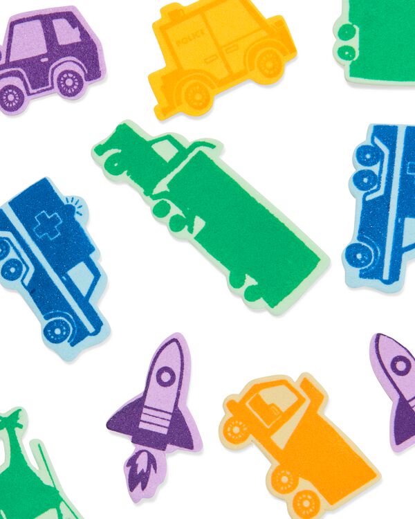 Moosgummi-Sticker Fahrzeuge - 15900331 - HEMA