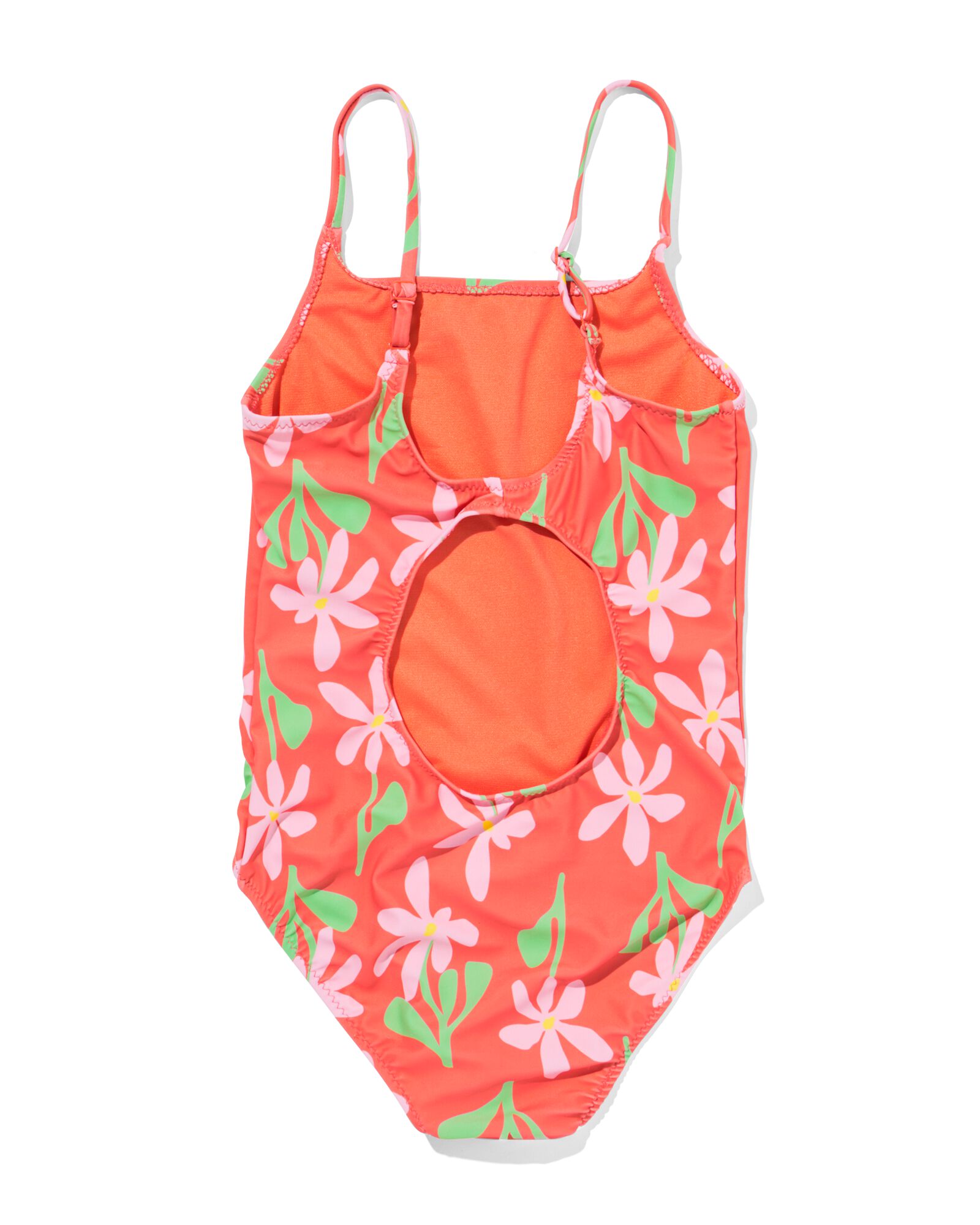 maillot de bain enfant fleurs corail corail - 22250330CORAL - HEMA
