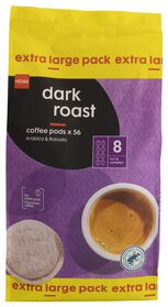 56 dosettes de café dark roast - 17150035 - HEMA