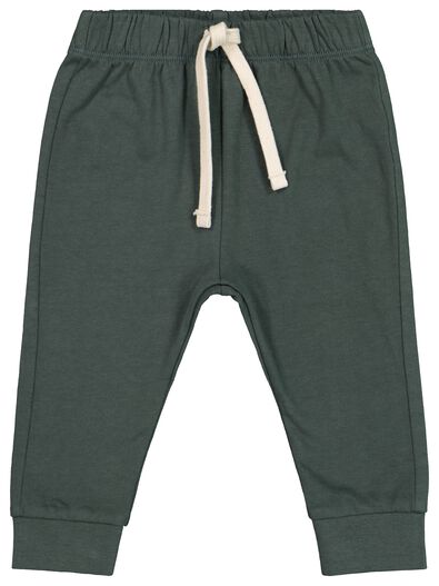 pantalon sweat bébé vert - 1000020430 - HEMA