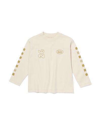 kinder T-shirt blokken donkergrijs - 30712103DARKGREY - HEMA