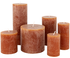 bougies rustiques marron clair marron clair - 1000017043 - HEMA